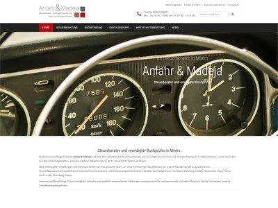Anlahr & Madeja Partnerschaftsgesellschaft Desktop Anlahr & Madeja Partnerschaftsgesellschaft desktop responsive