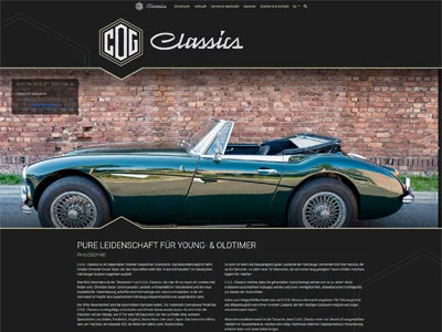 C.O.G. Classics Desktop C.O.G. Classics desktop responsive
