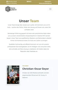 C.O.O. Meisterwerkstatt Tablet C.O.O. Meisterwerkstatt tablet responsive
