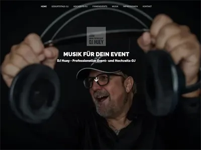 DJ Huey Desktop DJ Huey desktop responsive