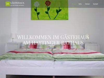 Gästehaus am Hattinger Rathaus Desktop Gästehaus am Hattinger Rathaus desktop responsive