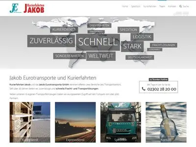 Jakob Eurotransporte Desktop Jakob Eurotransporte desktop responsive