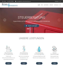 Kühn Steuerberatung Netbook Kühn Steuerberatung netbook responsive