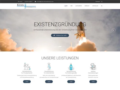 Kühn Steuerberatung Desktop Kühn Steuerberatung desktop responsive