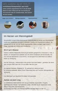 Relaxen auf Sylt Tablet Relaxen auf Sylt tablet responsive